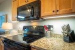 Kitchen with microwave & electric range
